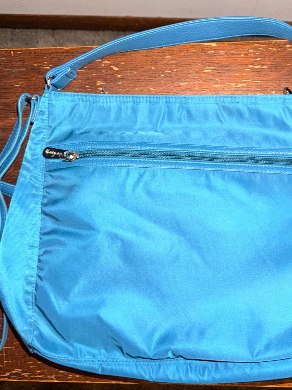 thirty-one Turquoise Nylon Hobo Bag
